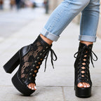 LILIANA LACE-UP PLATÅSKOR