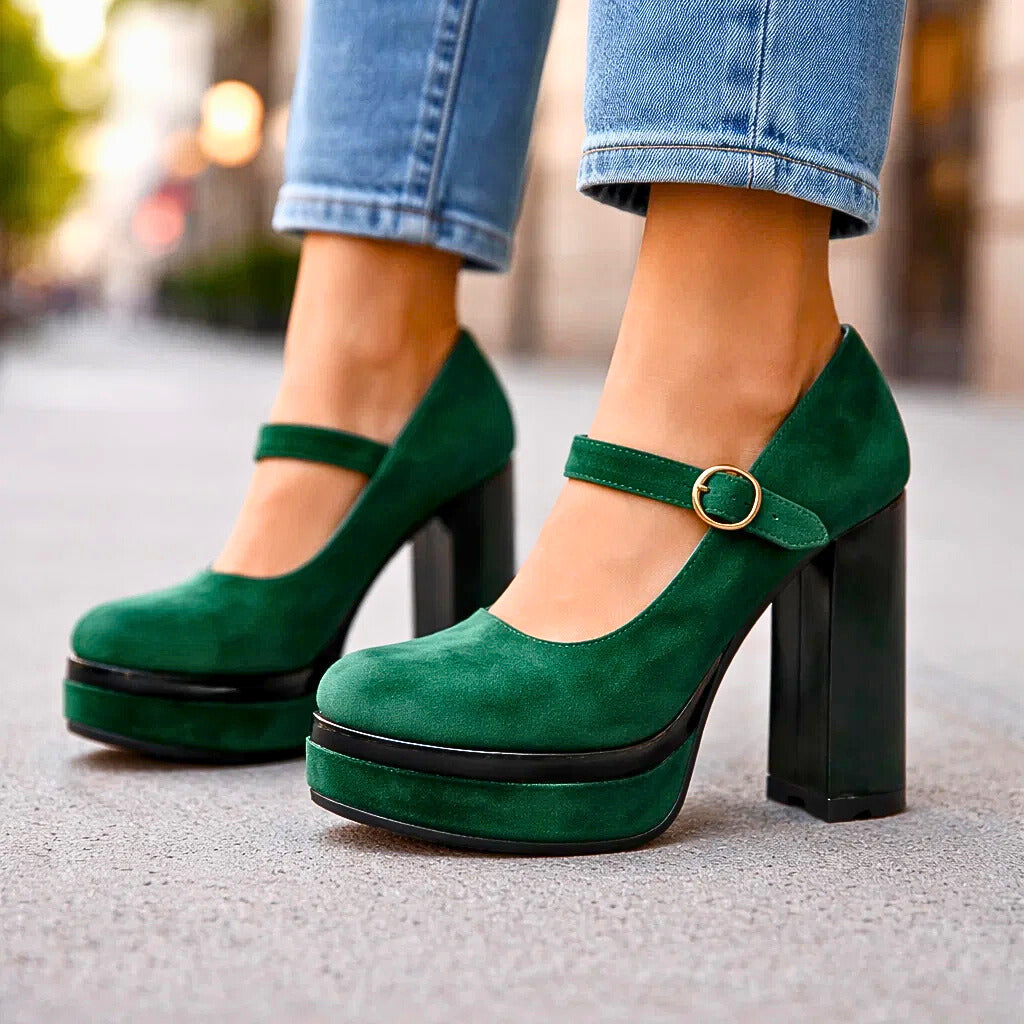 VALLORIA VELVET HEELS