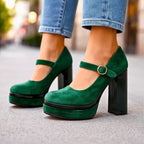 VALLORIA VELVET HEELS