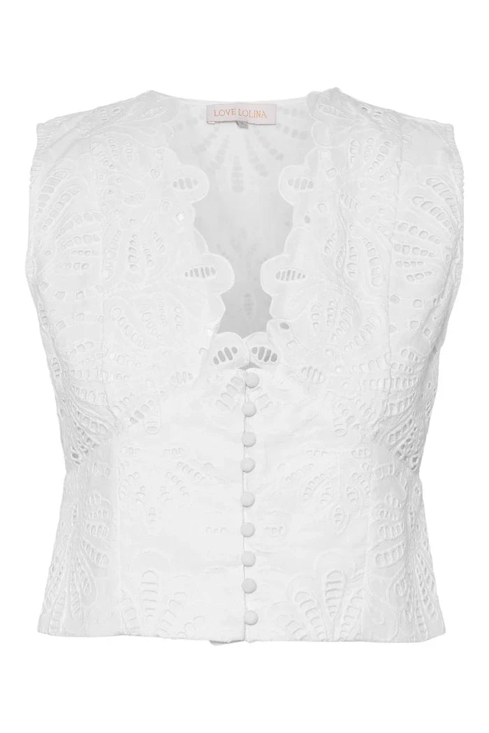 Vanina topp vit