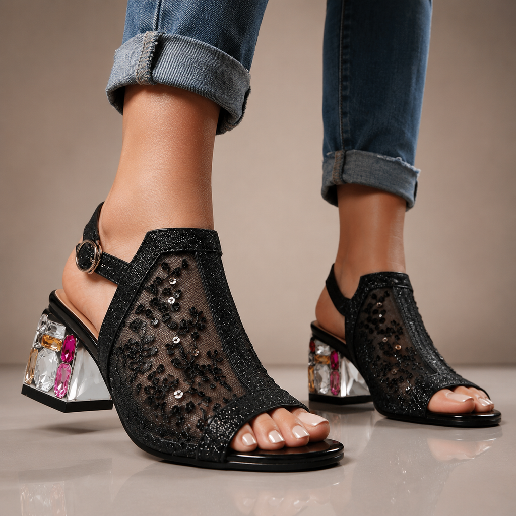 CELINA CRYSTAL LACE KLACKAR