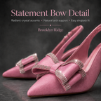 VIVIENNE CRYSTAL BOW HEELS