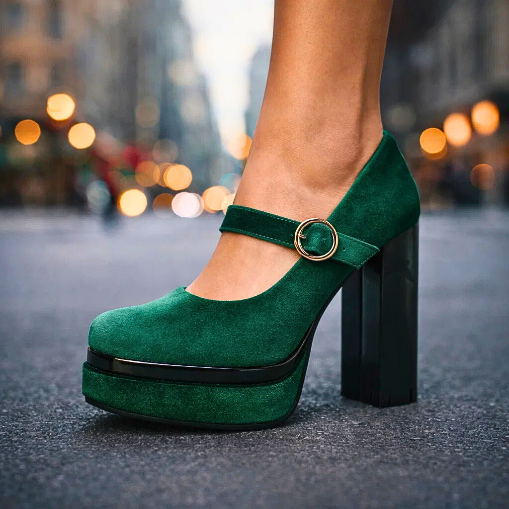 VALLORIA VELVET HEELS