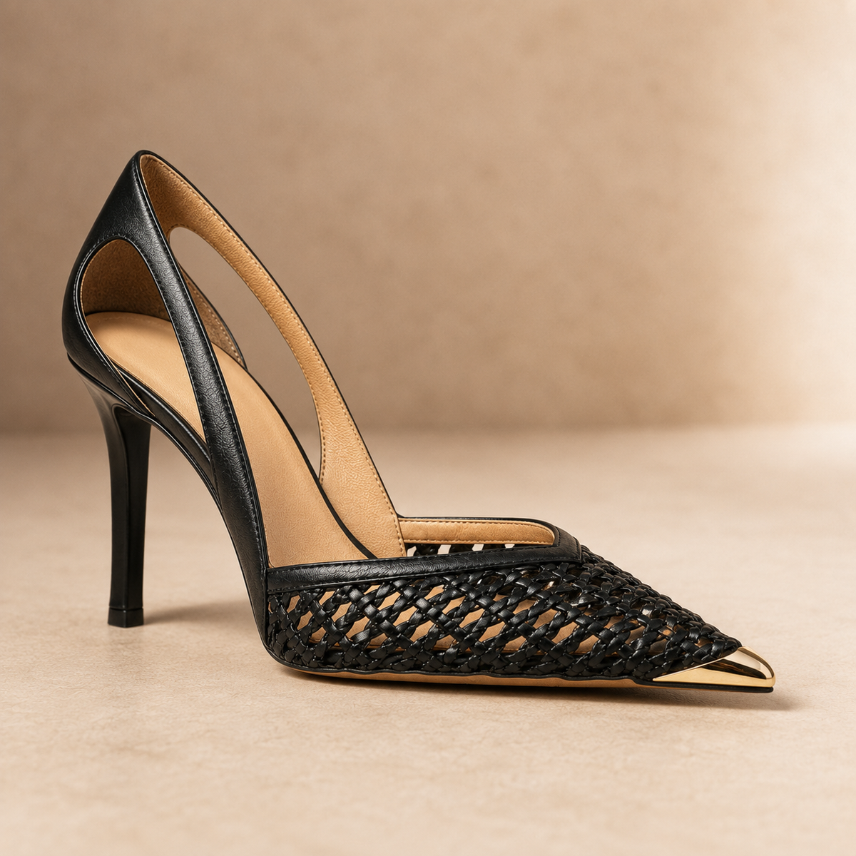 VALENCIA GOLDTIP HEELS