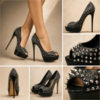 RENA REIGN STUDDED HEELS