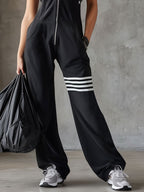Giada – Jumpsuit i retrostil med huva och ränder
