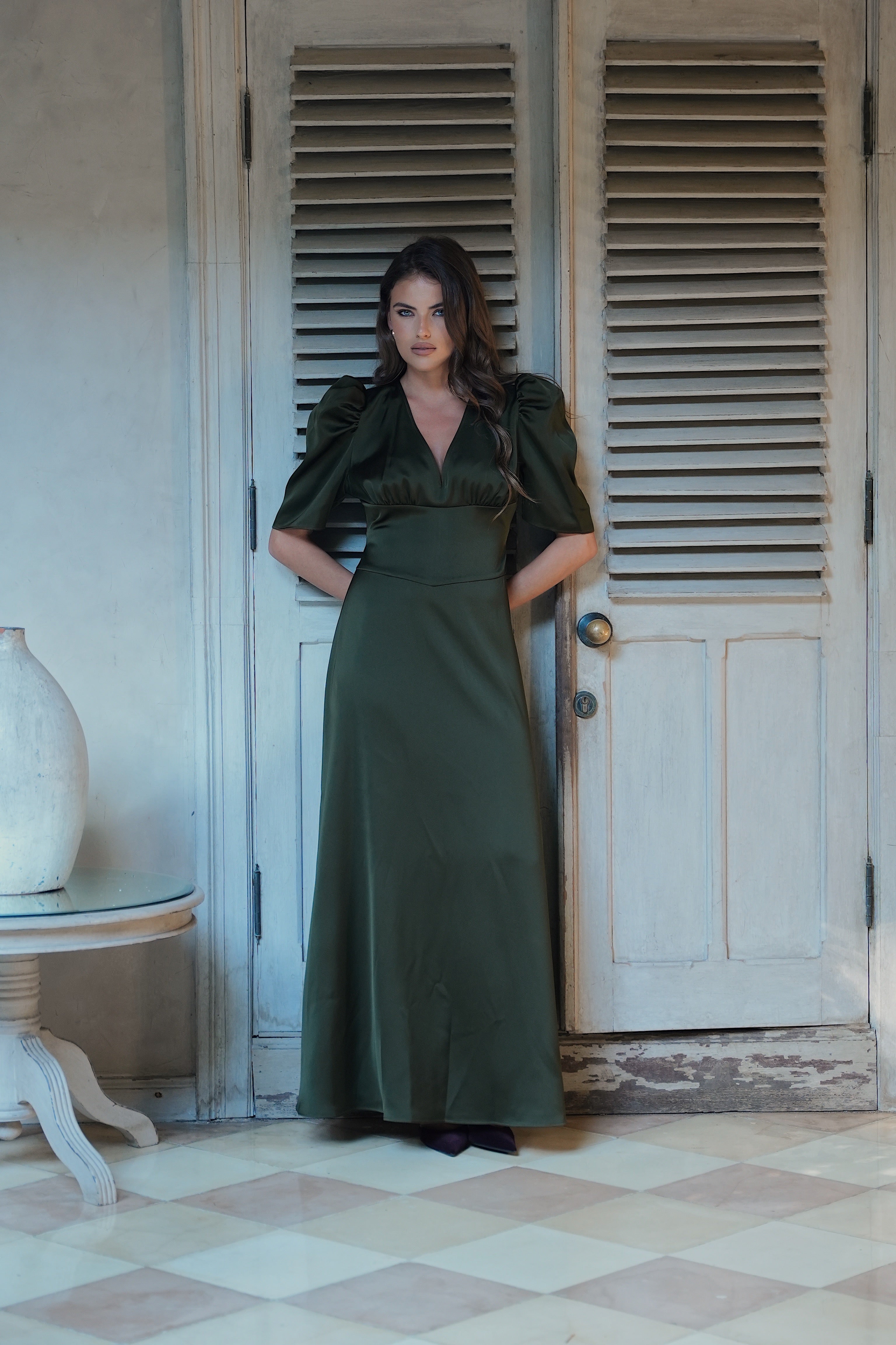 Francis Maxi Dress Khaki