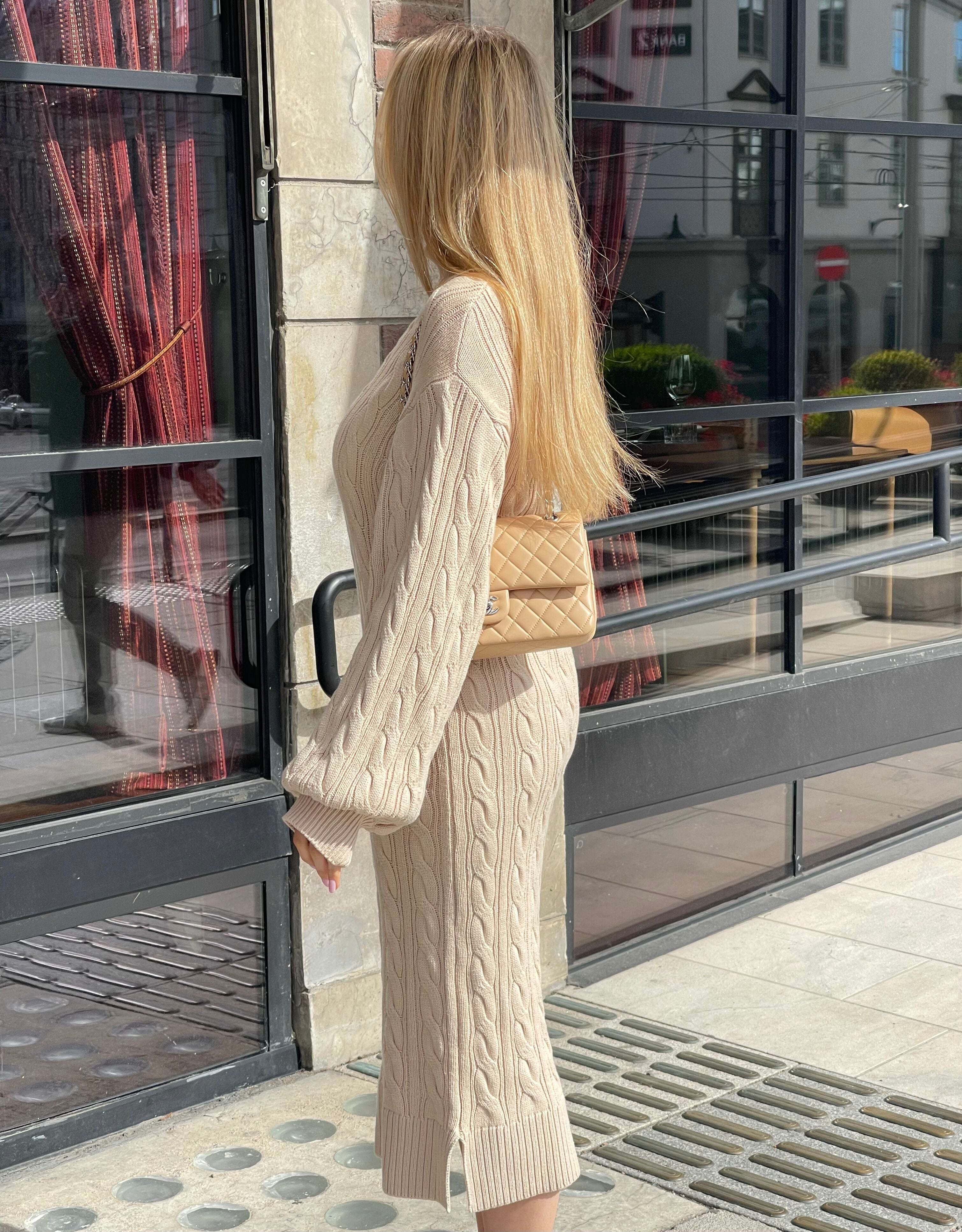 Ayvree Midiklänning Beige