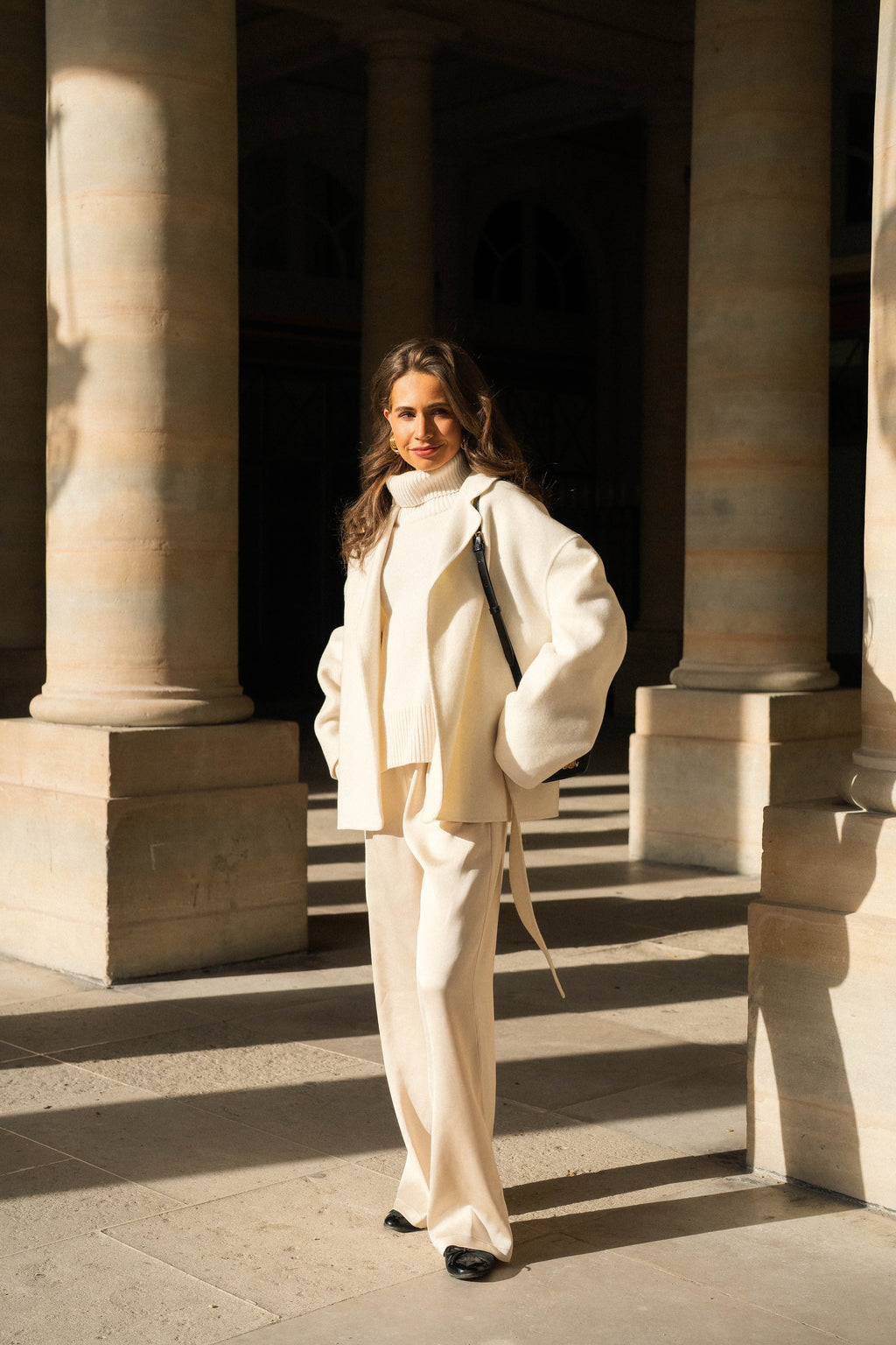 Larsa byxor champagne