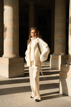 Larsa byxor champagne