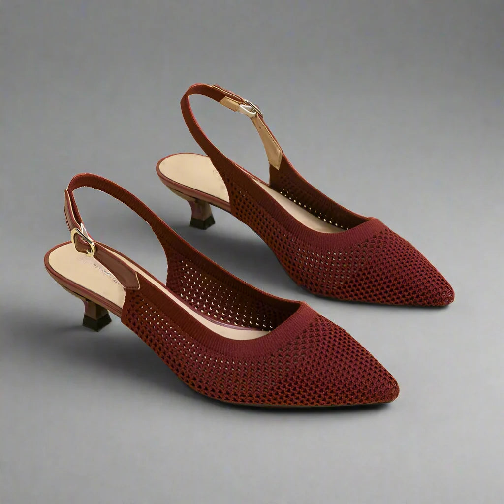 AVELINA MESH HEELS