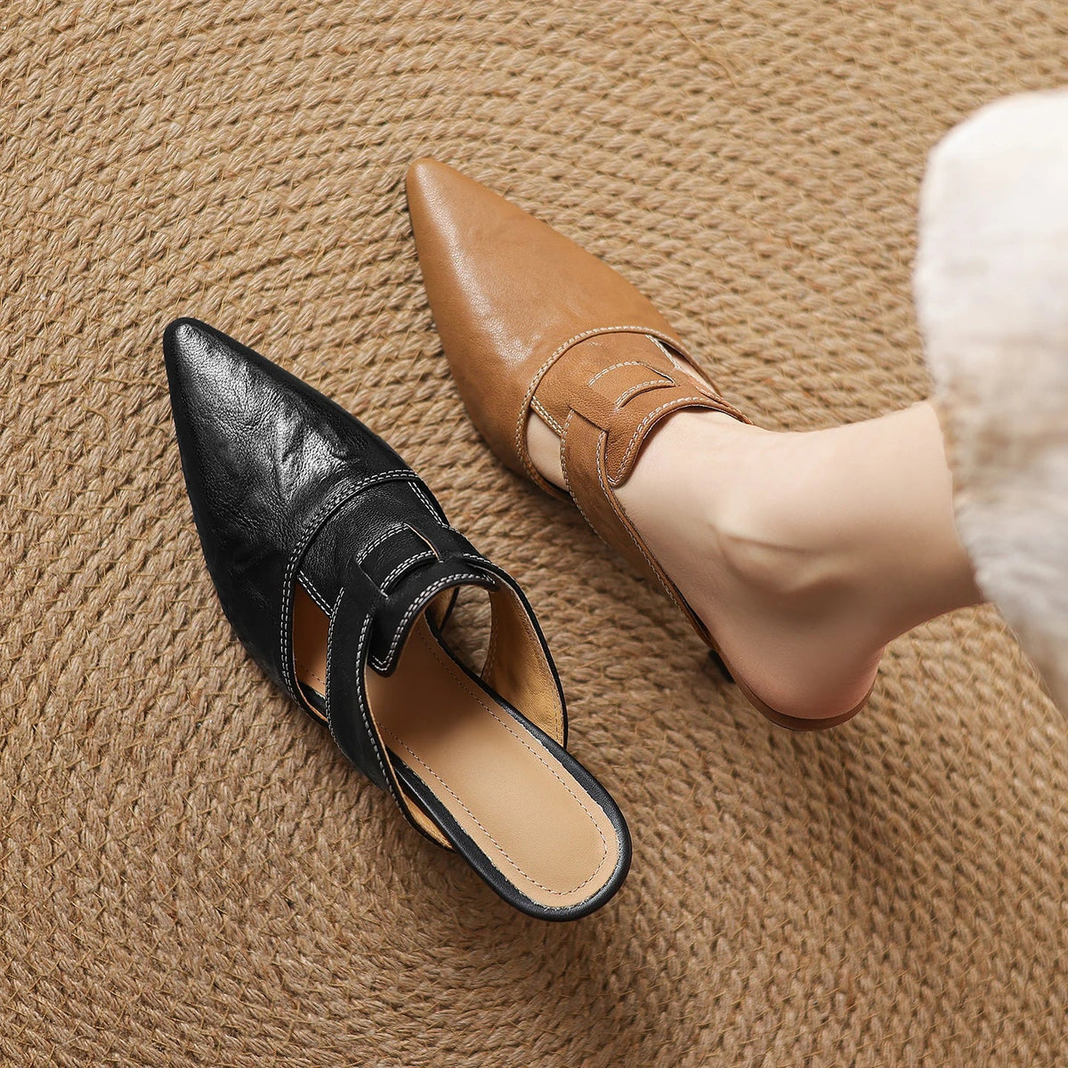 AUBREY MONROE HEELS I ÄKTA LÄDER