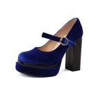 VALLORIA VELVET HEELS