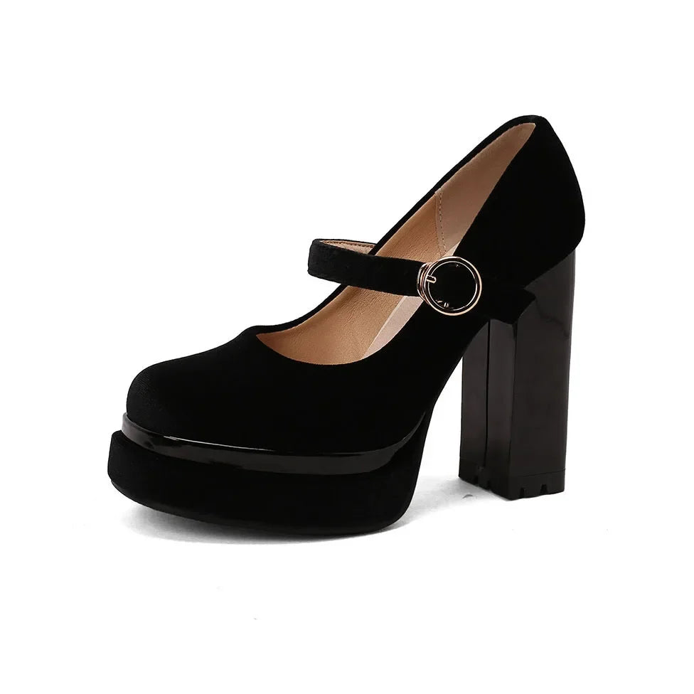 VALLORIA VELVET HEELS