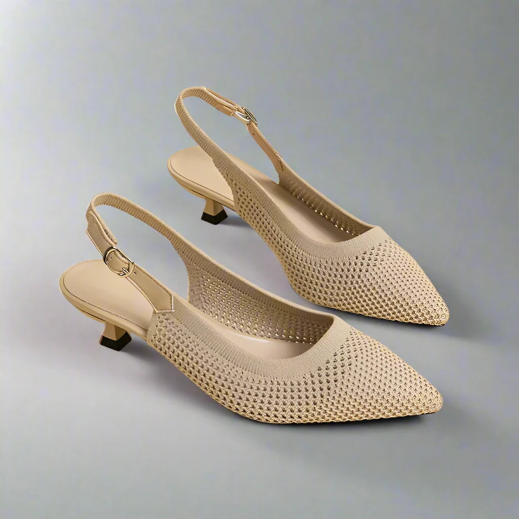 AVELINA MESH HEELS