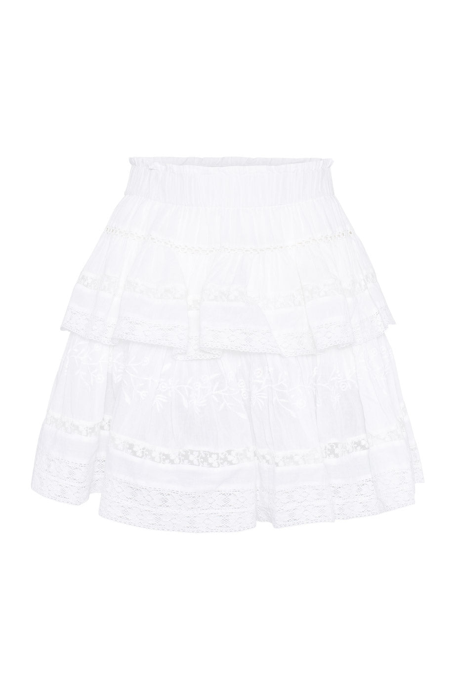 Siona minikjol vit