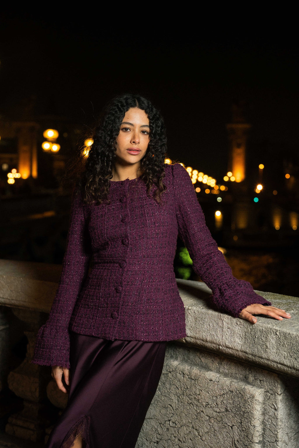 Stasya Jacket Burgundy