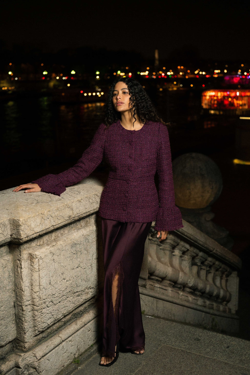 Stasya Jacket Burgundy