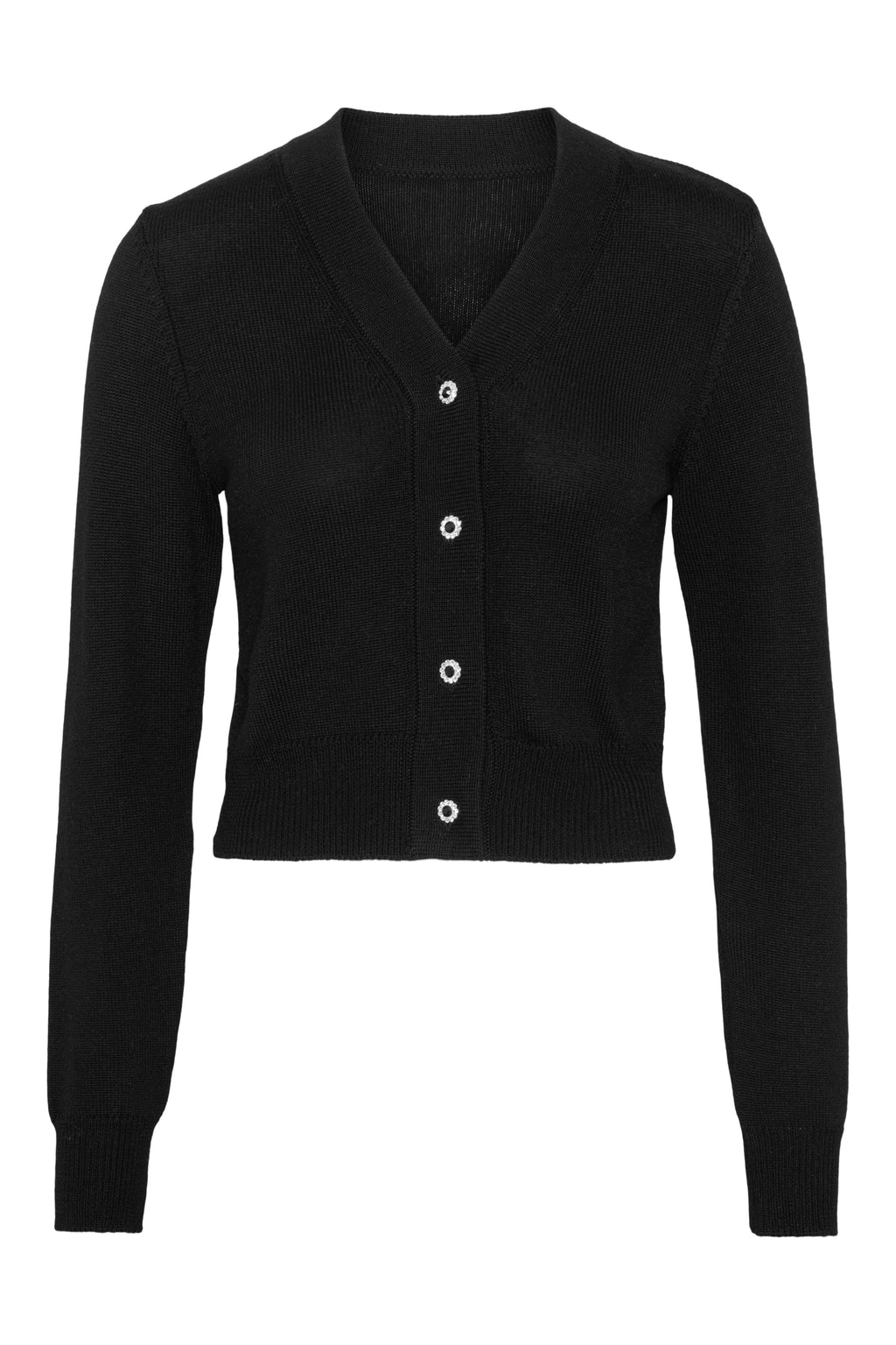 Thelma Wool Cardigan Black
