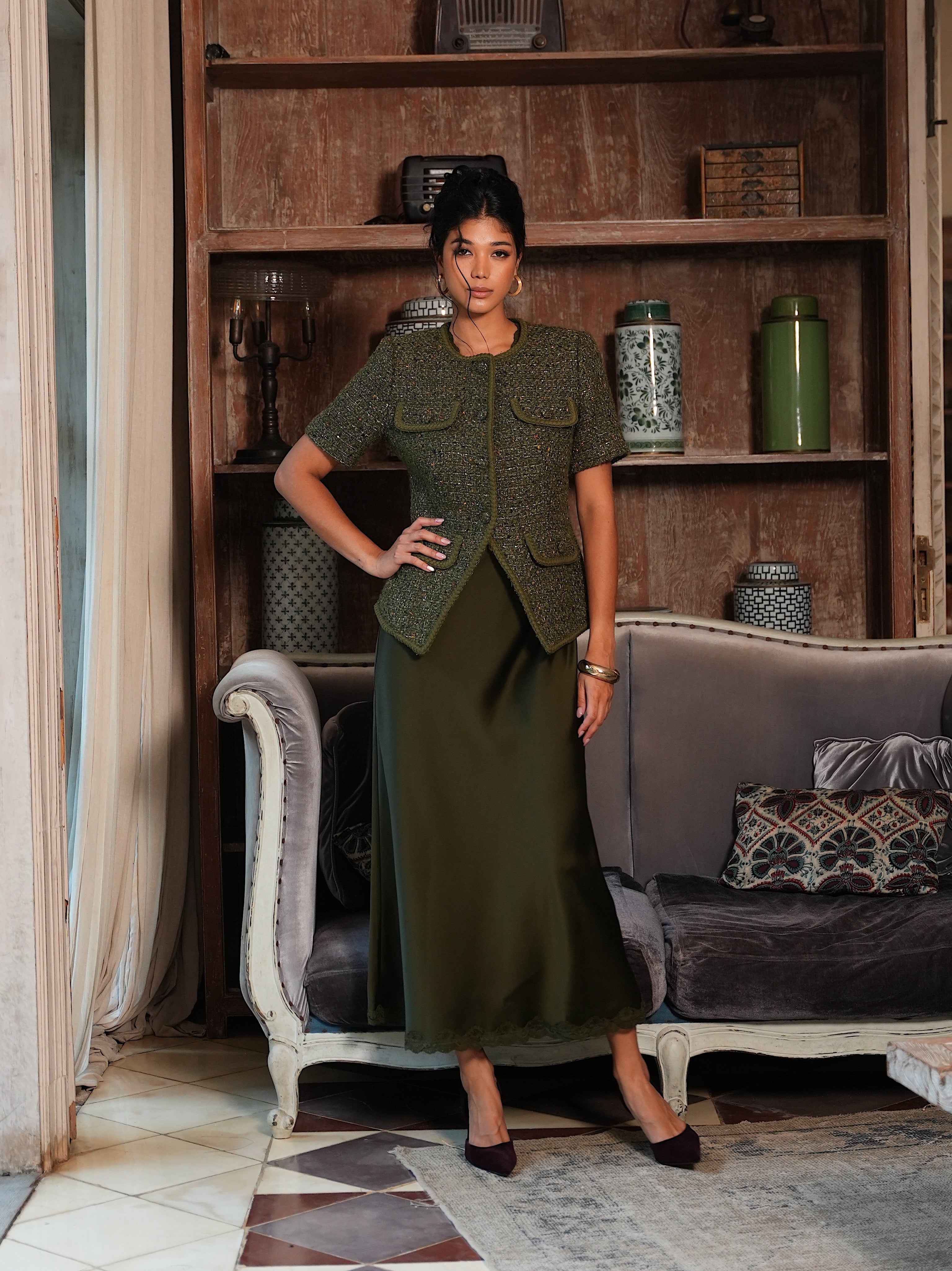 Abbot Top Khaki