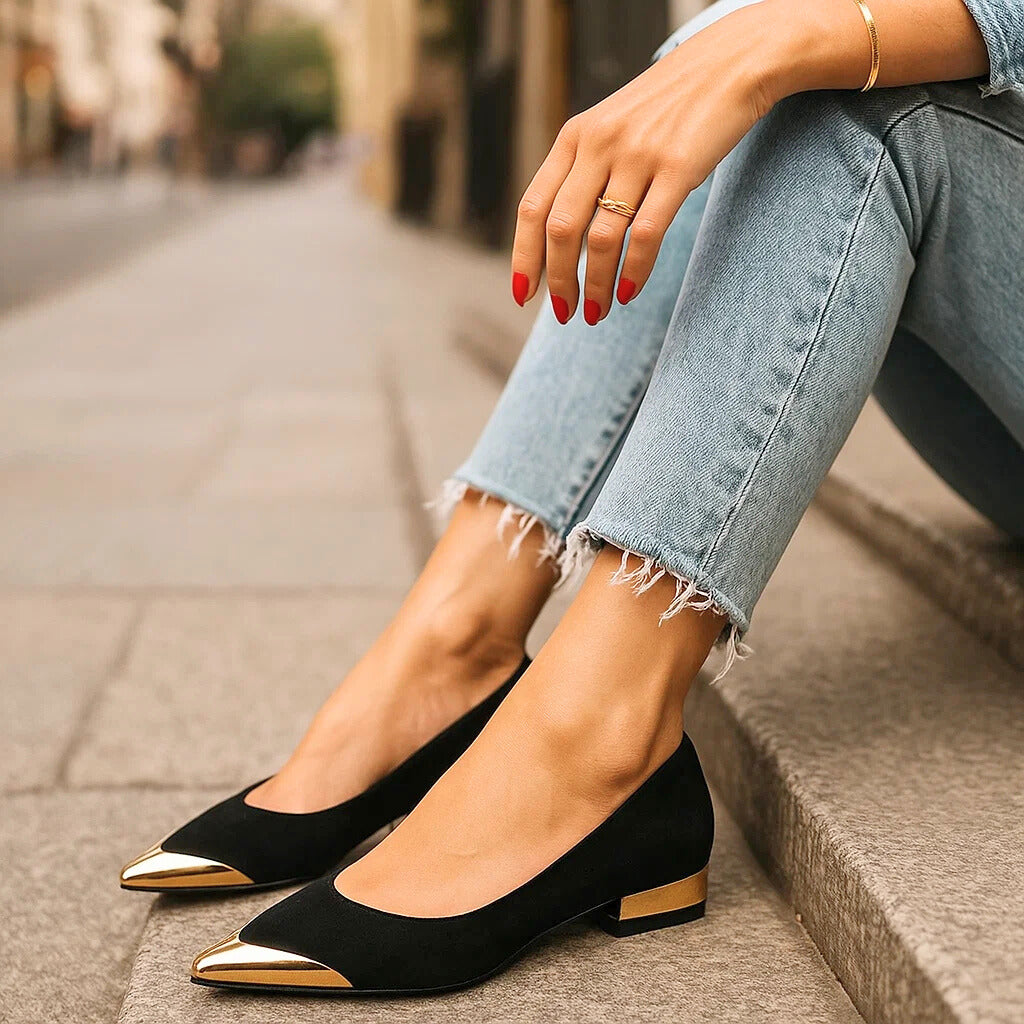AVELINE GOLD-POINT PLATTA SKOR
