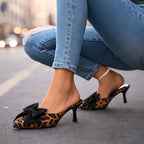 SIENNA LEOPARD ROSETTSKOR MED KLACK