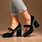 VALENTINA VELVET HEELS