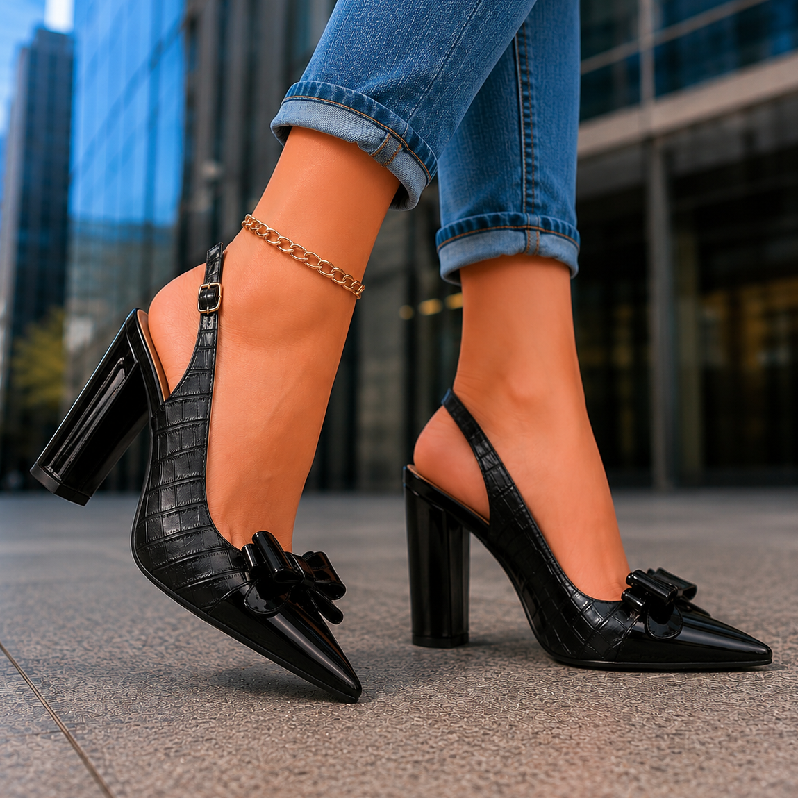 MIRABELLA BOW HEELS