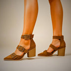 RAVYN RAE SUEDE HEELS