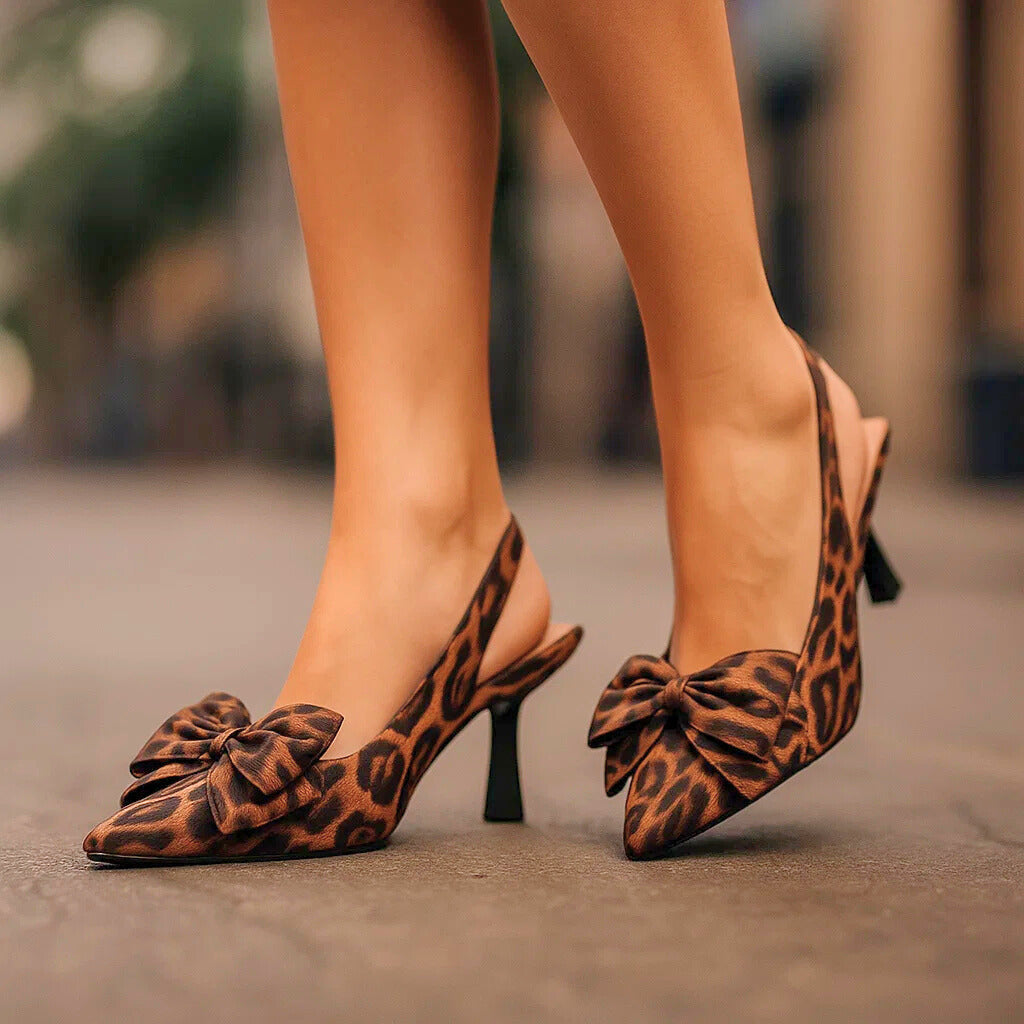 LILIAN LEOPARD HEELS
