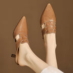 AUBREY MONROE HEELS I ÄKTA LÄDER
