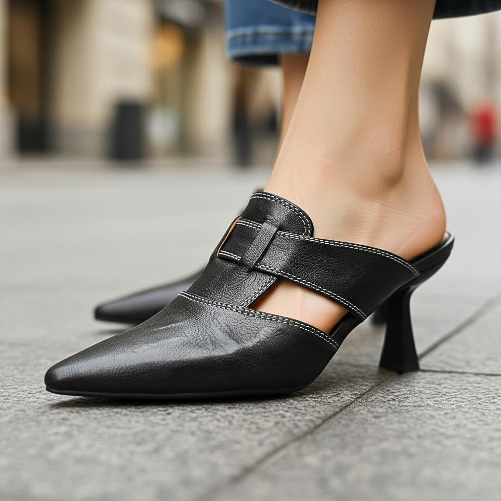 AUBREY MONROE HEELS I ÄKTA LÄDER