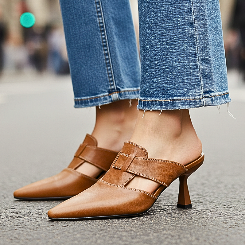 AUBREY MONROE HEELS I ÄKTA LÄDER