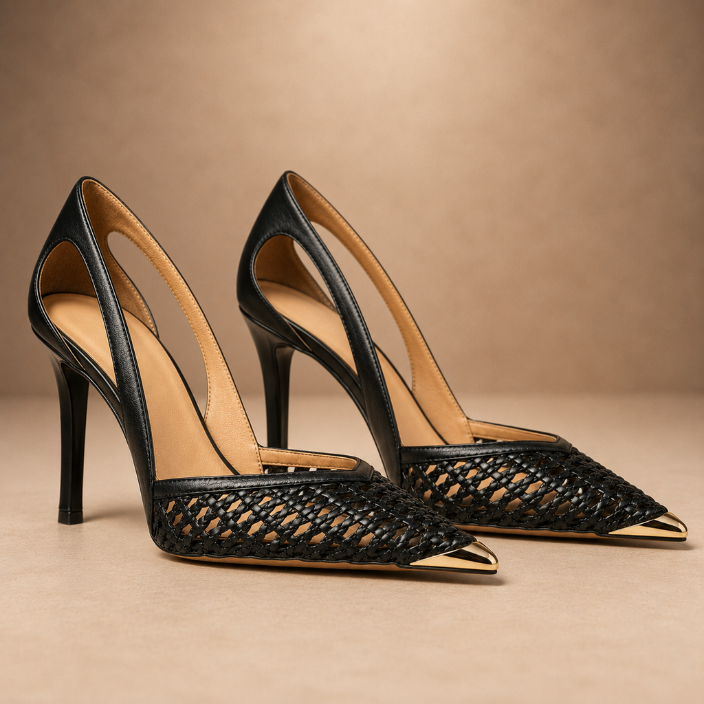 VALENCIA GOLDTIP HEELS
